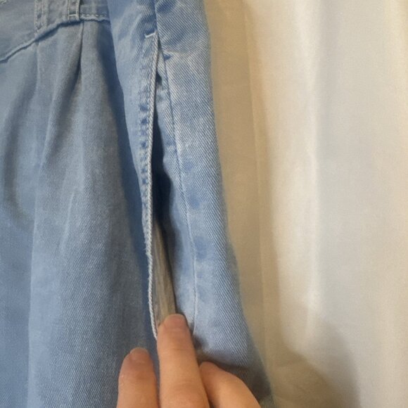 Lucy & Yak Womens Light Wash Blue Sun Moon Star Embroidered High Waist Jeans 44R - Picture 5 of 13